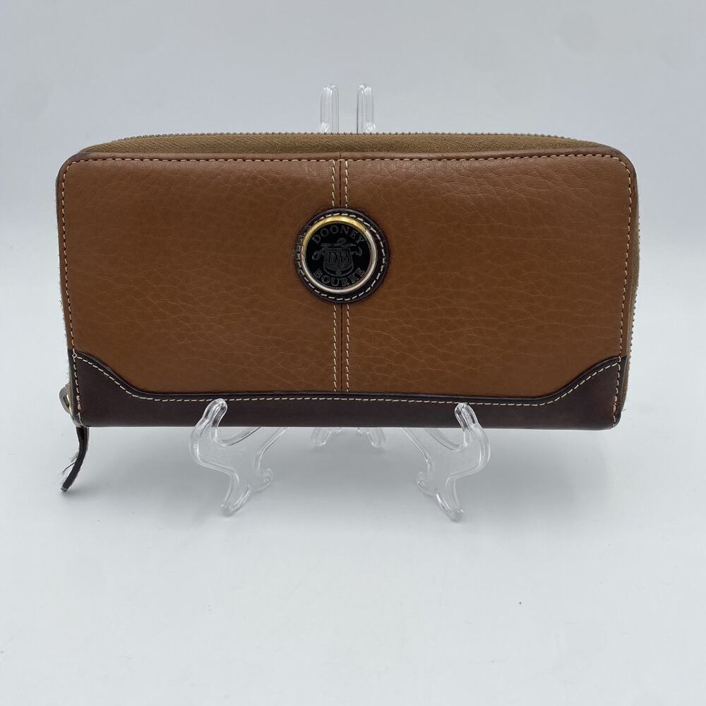 Dooney & Bourke Two-Tone Leather Zip-Around Wallet